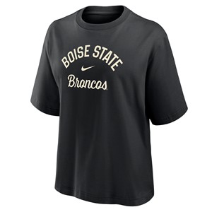 Boise State Women’s T-Shirt - Arch Over Broncos Boxy by Nike - main view