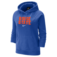 Boise State Women Hood Wordmark Nike Royal