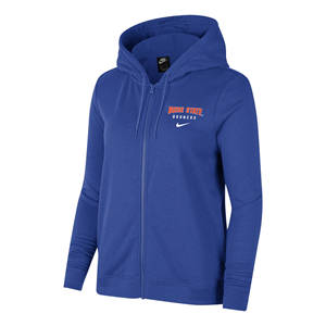 Boise State Women Full Zip Fleece Jacket Nike