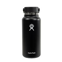 Image of HYDRO FLASK 32oz WIDE MOUTH -  black