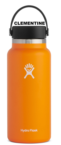 Image of HYDRO FLASK 32oz WIDE MOUTH -  clementine