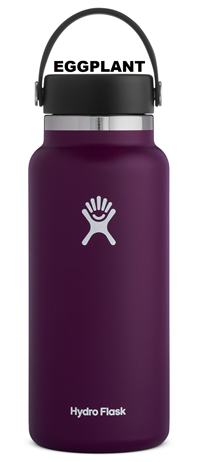 Image of HYDRO FLASK 32oz WIDE MOUTH -  eggplant