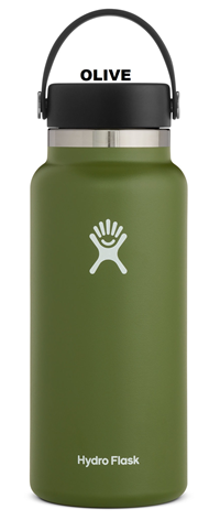 Image of HYDRO FLASK 32oz WIDE MOUTH -  olive