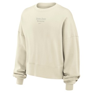 Boise State Women’s Phoenix Crewneck - Embroidered Wordmark Broncos by Nike - main view