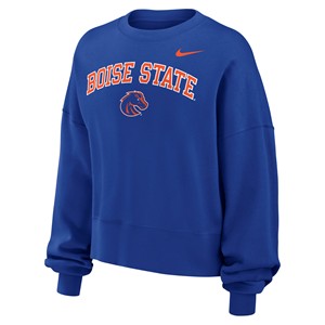Boise State Women’s Phoenix Crewneck - Arch Over Logo by Nike - main view