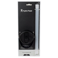 Image of HYDRO FLASK WIDE FLEX STRAW CAP BLACK -  1