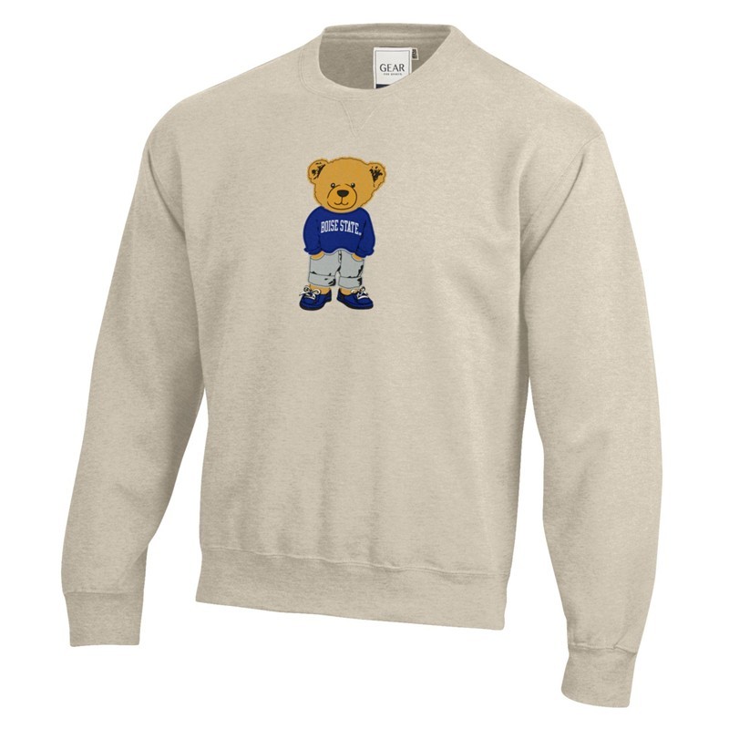 Boise State Crewneck - Bear Arch by Big Cotton Gear for Sports (SKU 13481797658) Boise State Crewneck - Bear Arch by Big Cotton Gear for Sports - main view