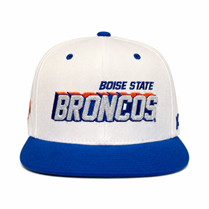 Boise State Cap - Broncos Chain Stitch White and Royal Blue by CapX -  1