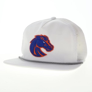Boise State Cap - Full-Color Bronco with Rope White by Legacy Athletic - main view
