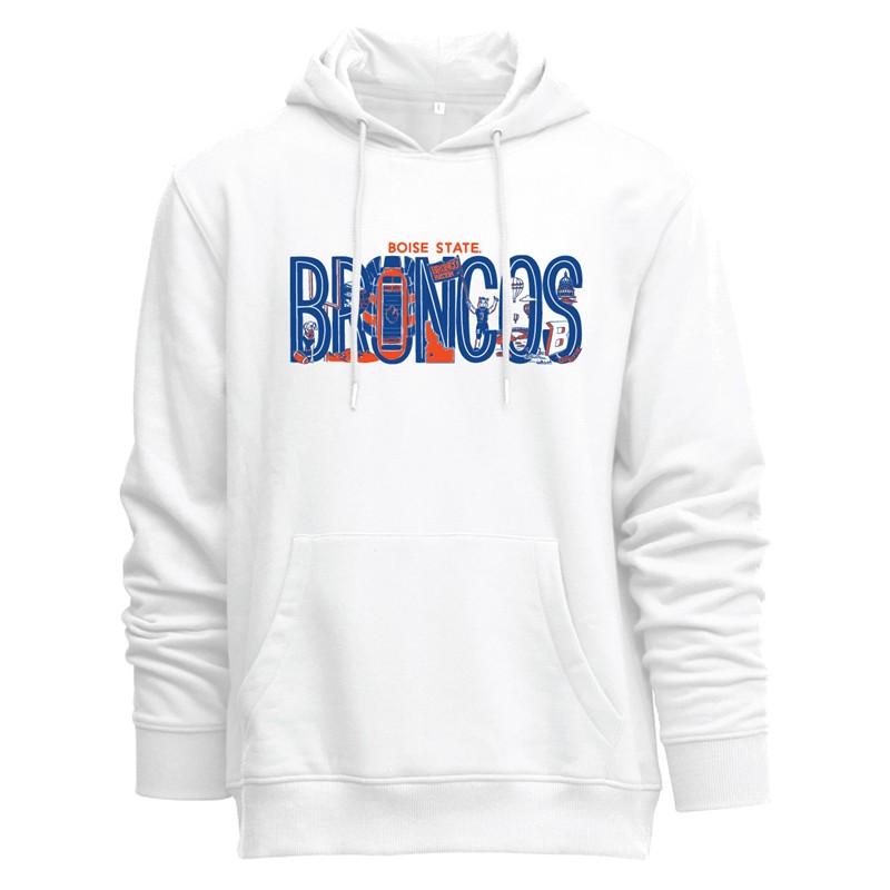 Boise State Hoodie - Regina Schachter Doodles by Camp David (SKU 13481667658) Boise State Hoodie - Regina Schachter Doodles by Camp David - main view