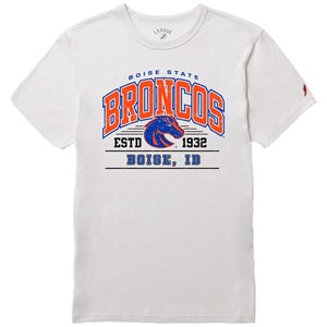 Boise State Men's T-Shirt - Arch Broncos Logo Est. 1932 by League - main view