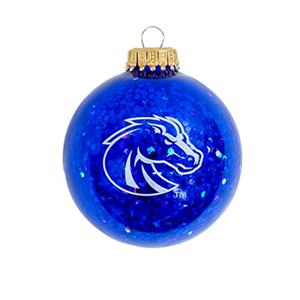 Image of Boise State Ornament Logo Sparkle Ball