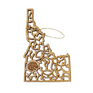 Image of Boise State Ornament Wood Cut