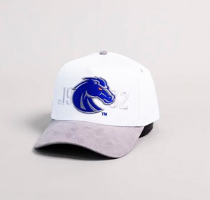 14- Boise State Adjustable Hat - Est. 1932 Bronco Head by Woodn Grail - main view