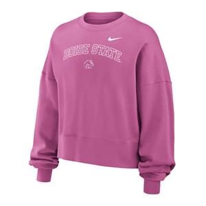 Image of Boise State Youth Girls Crew Boxy Nike