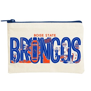Boise State Canvas Zipper Cutie Case - Doodles by Neil Enterprises - main view