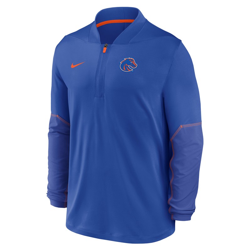 06 - Boise State 1/2-Zip - Left Chest Logo Royal Blue by Nike (SKU 13444617494) 06 - Boise State 1/2-Zip - Left Chest Logo Royal Blue by Nike - main view