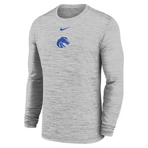 Image of Boise State Ls Tee Wordmark Athletic Style by Nike