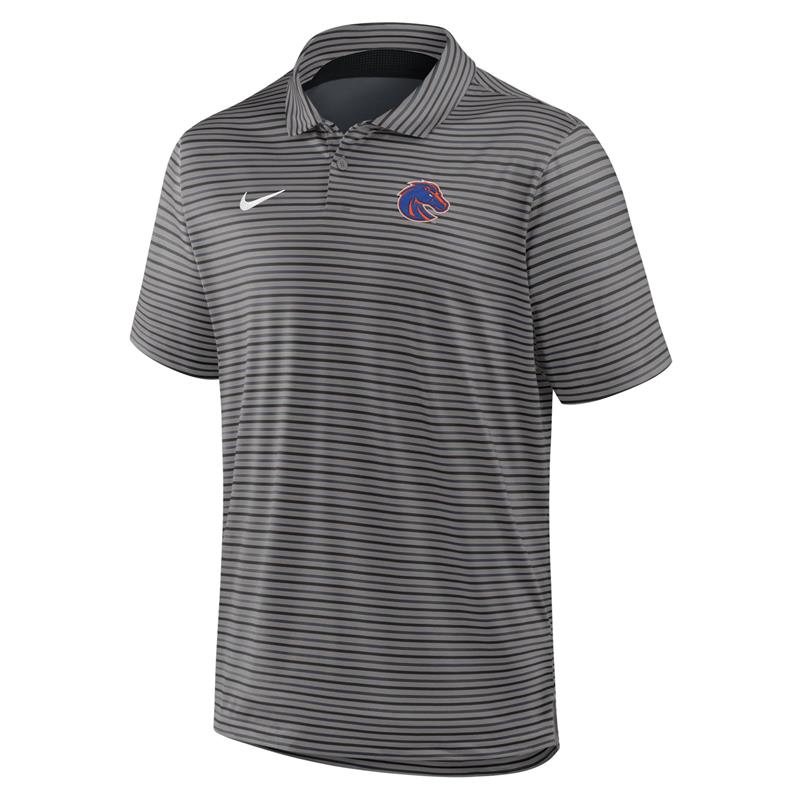 Boise State Polo Shirt - Striped Bronco Head by Nike (SKU 13405144494) Boise State Polo Shirt - Striped Bronco Head by Nike - main view