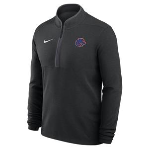 Boise State Quarter-Zip Pullover - Dri-FIT Victory Bronco Head by Nike