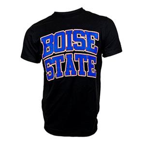 Image of BOISE STATE TEE STACK WORDMARK-BLACK VALUE -  black