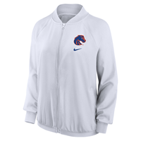 Boise State Women Jacket Bomber Full Color Logo Nike