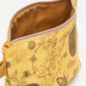 Image of Cognitive Surplus Pencil Bag, Honey Bees (Recycled Canvas) -  1