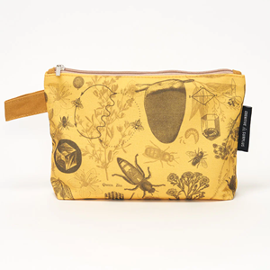Image of Cognitive Surplus Pencil Bag, Honey Bees (Recycled Canvas) -  2