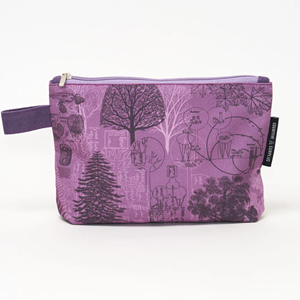Image of Cognitive Surplus Pencil Bag, Forest at Dusk (Recycled Canvas) -  2
