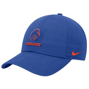 Boise State Youth Hat, Bronco Logo Over “Broncos” by Nike (Adjustable)